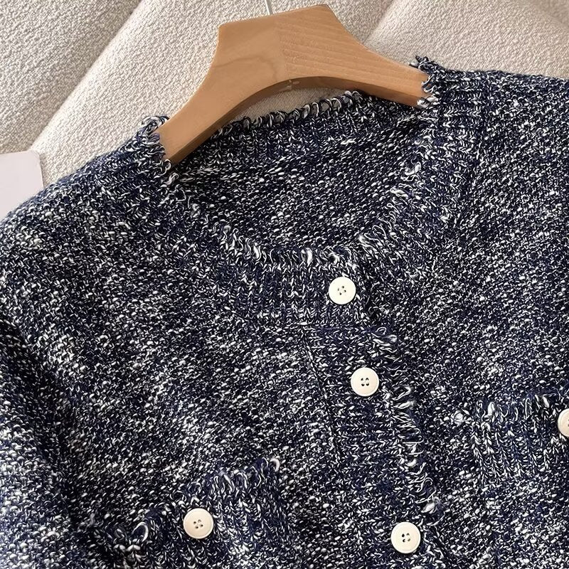 Damen Strickjacke mit Knöpfen und Taschen Norvielle