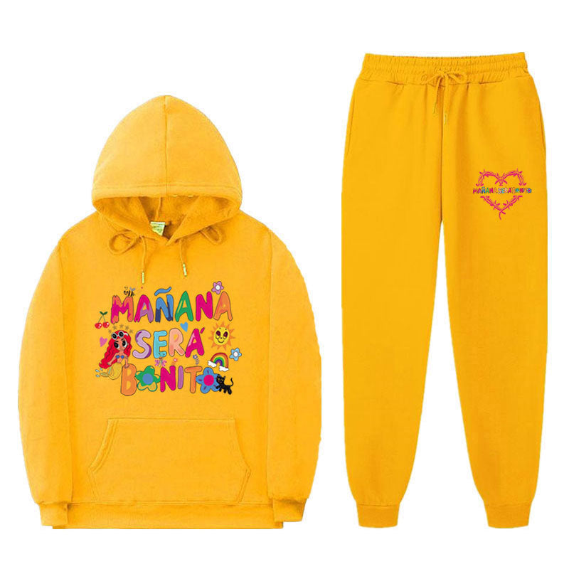 Damen Sweatshirt Jogginghose Set Bunt Norvielle