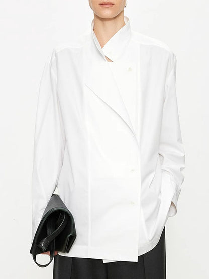 Damen Asymmetrische Bluse Modisch Norvielle