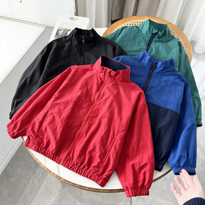 Damen Leichte Übergangsjacke Stehkragen Norvielle