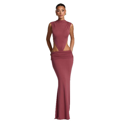 Damen Abendkleid Figurbetont Cut-Out-Details