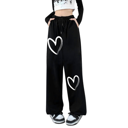 Damen Sweatpants Herzig Druck Norvielle