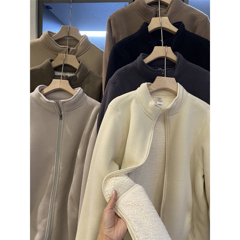 Damen Fleecejacke Hochkragen Reißverschluss Norvielle - Norvielle