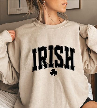 Damen Sweatshirt Irisches Design Baumwolle Norvielle