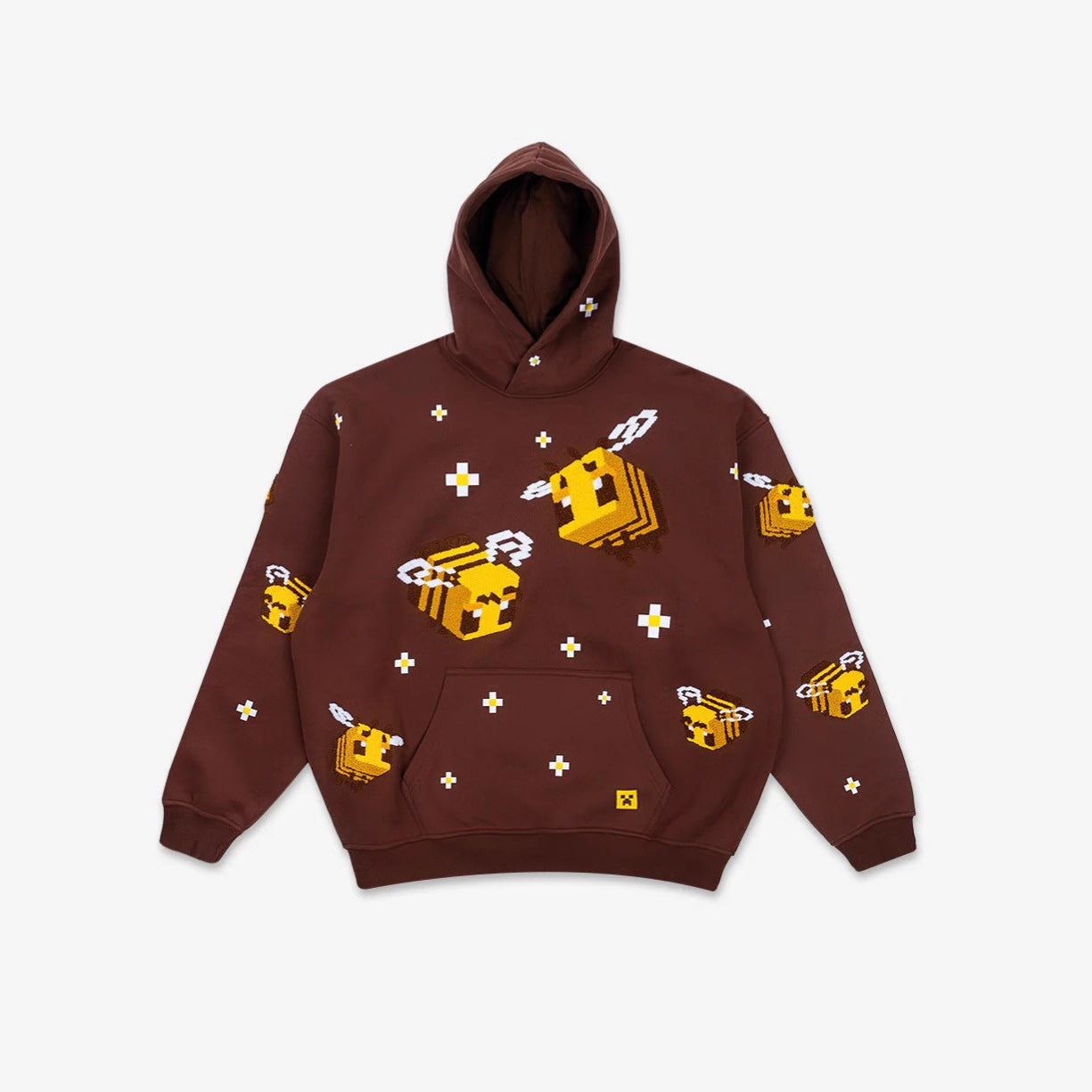 Damen Kapuzenpullover Bienen-Design Gemütlich Norvielle
