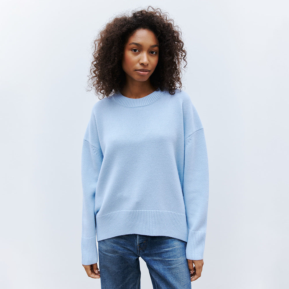 Damen Strickpullover Lässig Norvielle