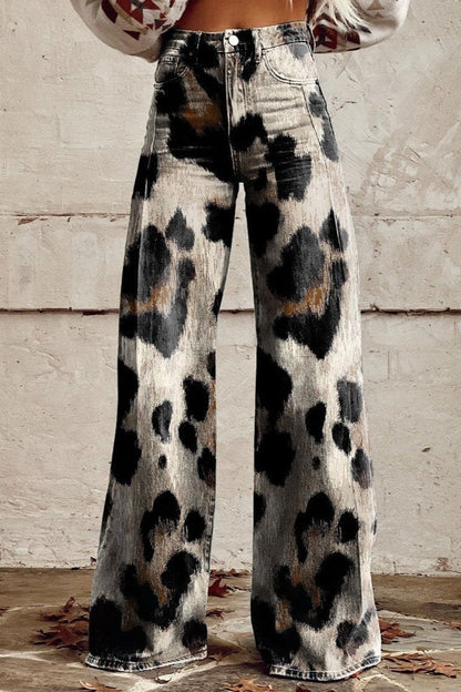 Cheetah Damen Boho-Hose Zeitlos - Norvielle