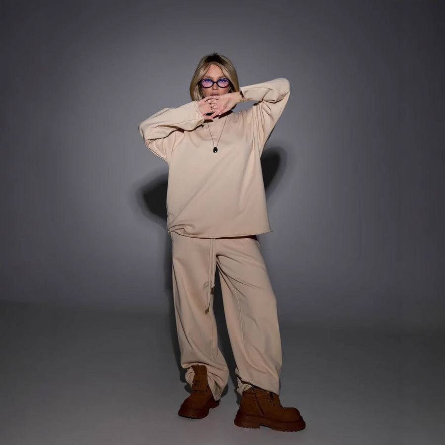 Damen Sweat-Set Elastisch Lässig Norvielle