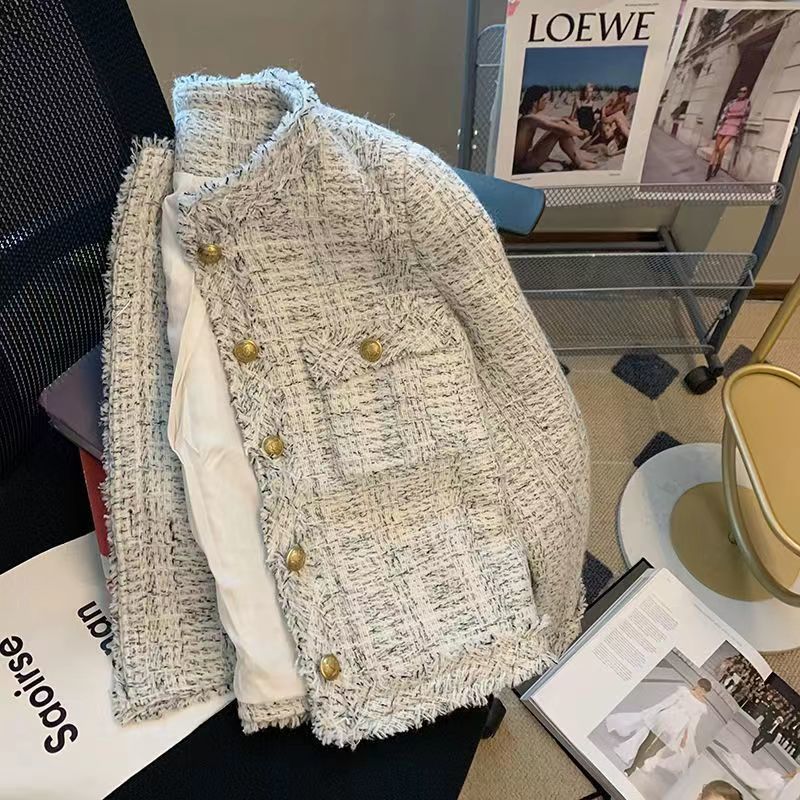 Damen Tweedjacke Norvielle mit Goldknöpfen