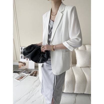 Damen Oversized-Jacke Längsärmelig Norvielle