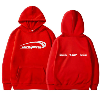 Damen Kapuzensweater Modernes Logo-Design Kängurutaschen Norvielle