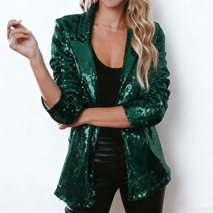 Damen Glitzer Blazer Norvielle