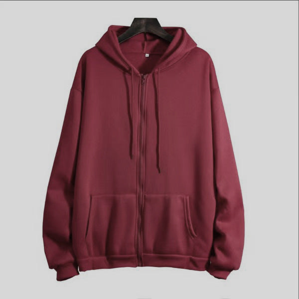 Damen Kapuzenjacke Mit Reißverschluss Und Kängurutaschen Norvielle