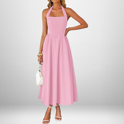 Damen Maxi-Kleid Raffiniertes Trägerdesign Eleganter Schnitt