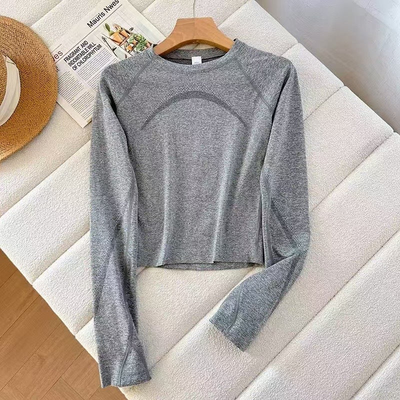 Damen Langarmshirt Atmungsaktives Material Sportlich Norvielle