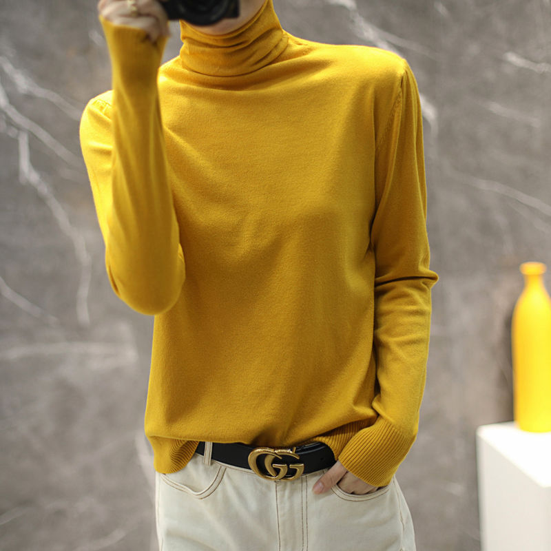 Damen Rollkragenpullover Hochwertig Norvielle