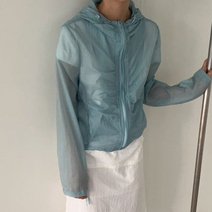 Damen leichte winddichte Sommerjacke Norvielle