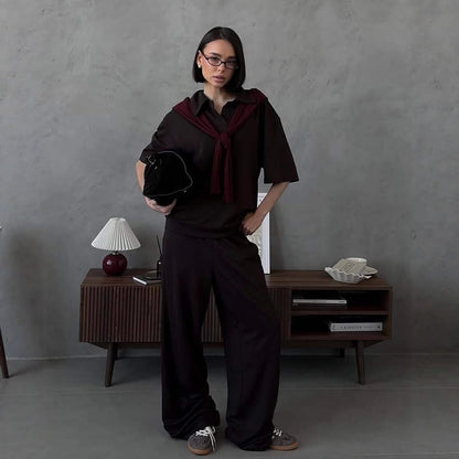 Damen Jumpsuit mit Kragen Norvielle