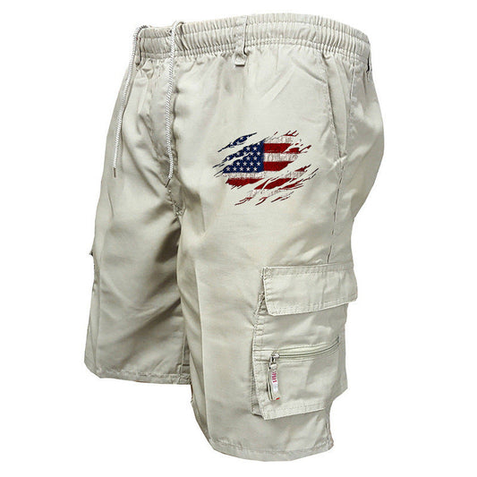 Herren Cargo-Shorts elastischer Bund mit Seitentaschen Norvielle - Norvielle