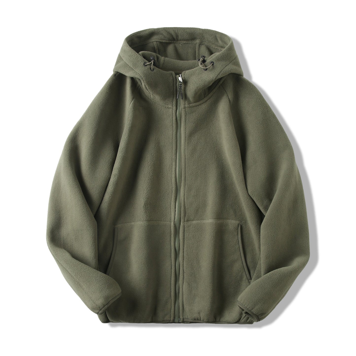 Damen Fleecejacke Kapuzenjacke mit Taschen Norvielle