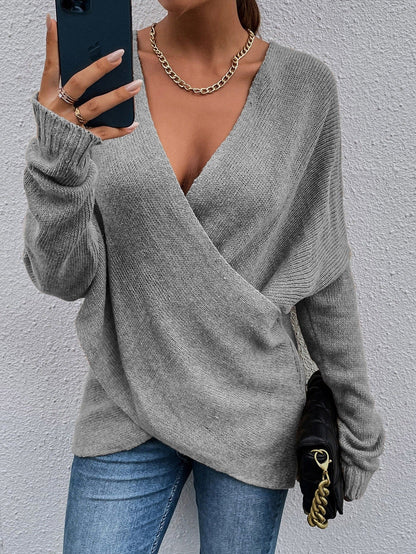 Damen Pullover V-Ausschnitt Norvielle