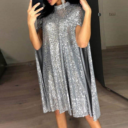 Damen Abendkleid mit Cape