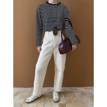 Damen Weite Jeans Urbaner Stil