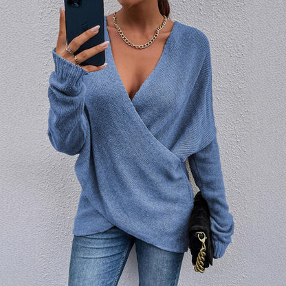 Damen Pullover V-Ausschnitt Norvielle