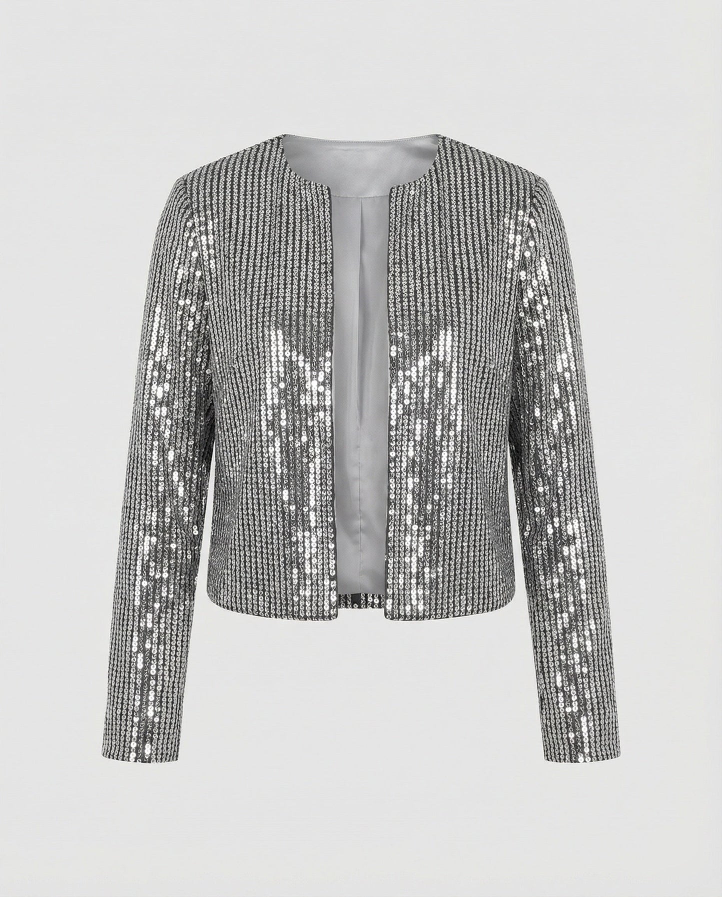 Damen Strickjacke Glitzer Effekt Norvielle