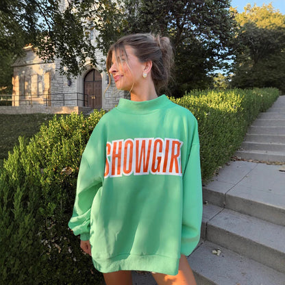 Damen Oversized Sweatshirt Grafikdruck Norvielle