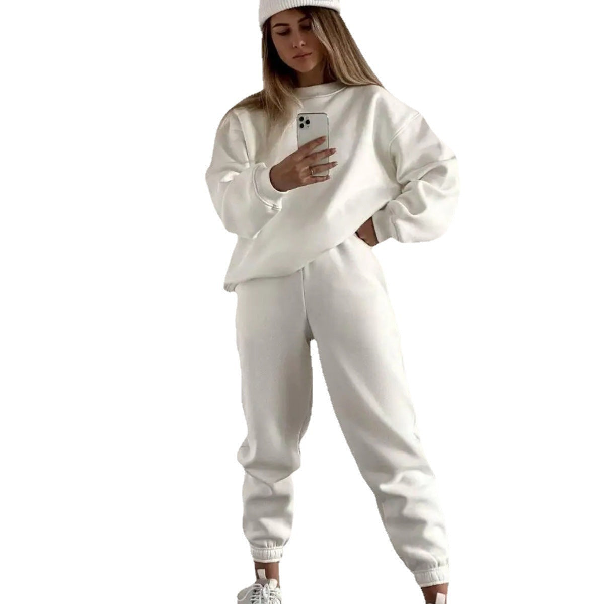 Damen Sweatshirt Jogginghose Set Weich Norvielle