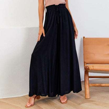 Damen Maxihose Elastischer Bund Taschen Norvielle