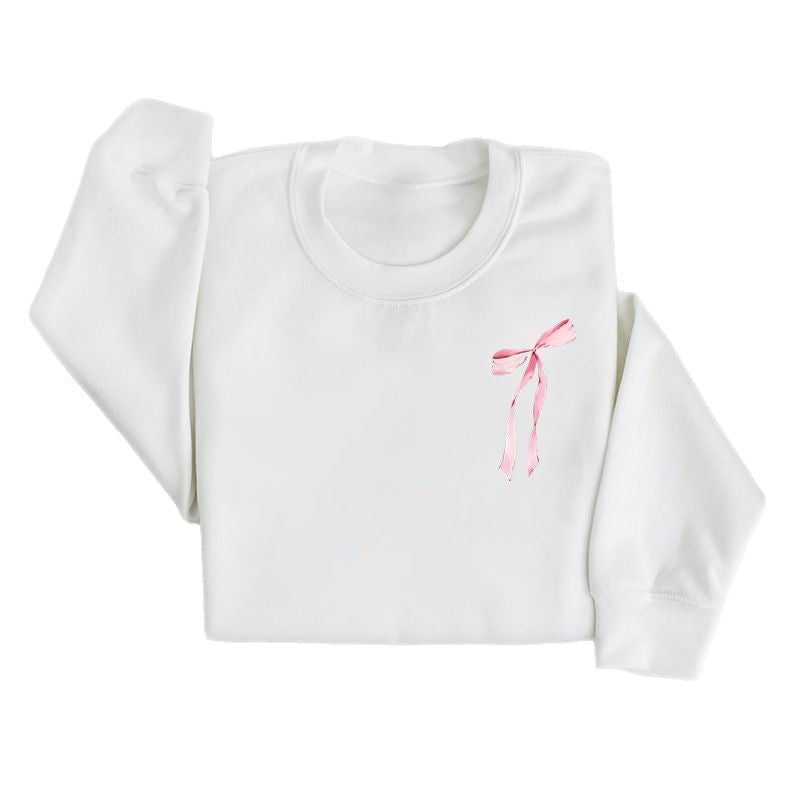 Damen Sweatshirt Einzigartiger Aufdruck Verspielt Grau Norvielle