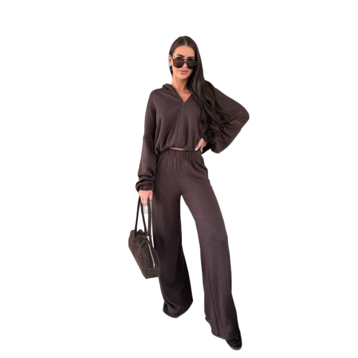 Damen Loungewear Anzug Weite Passform Hoodie