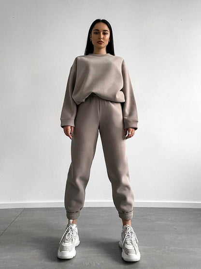 Damen Sweat-Anzug Komfortschnitt Norvielle