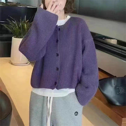 Damen Strickcardigan Lässig Weit Norvielle - Norvielle