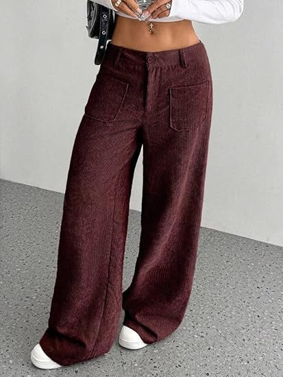 Damen Cordhose Weit Norvielle