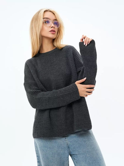 Damen Grobstrickpullover Norvielle