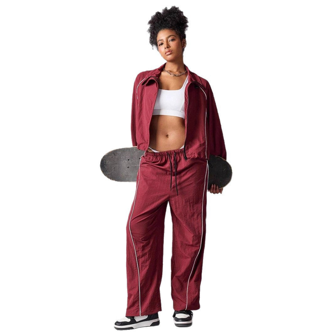 Damen Sportjacke Elastisch Hochkragen Norvielle