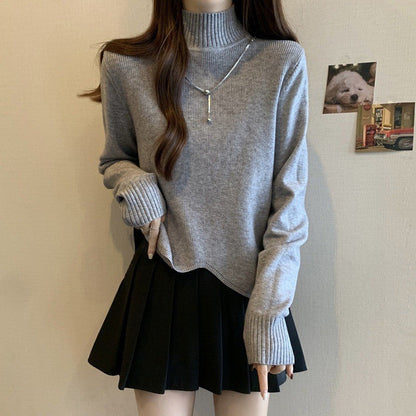 Damen Rollkragenpullover Lässiger Schnitt Norvielle