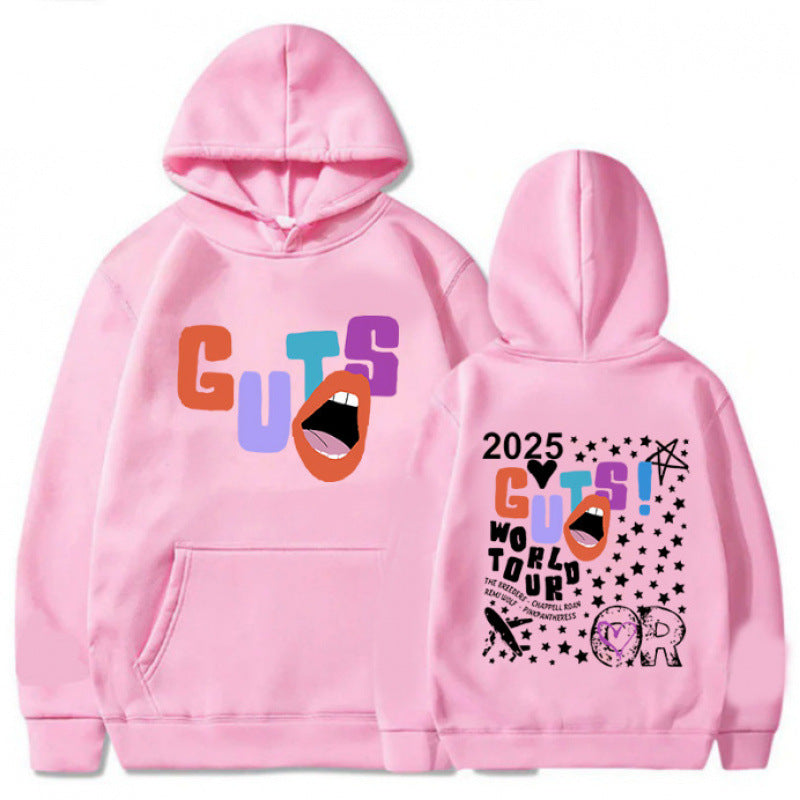 Damen Kapuzenpullover mit Grafik-Print und Tour-Design
