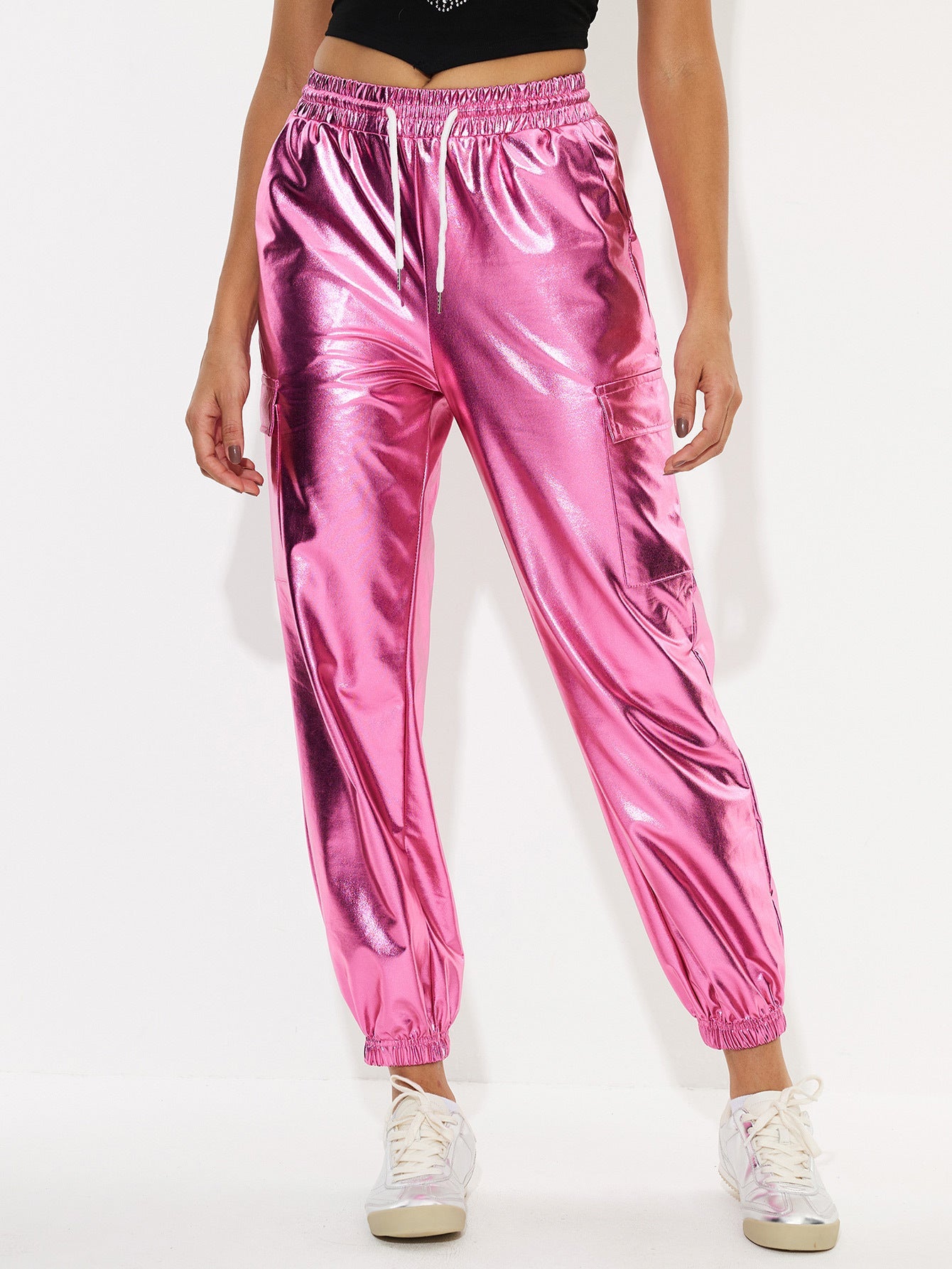 Damen Sportlhose Glänzend Norvielle