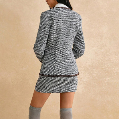Damen Tweedjacke mit Rock Norvielle