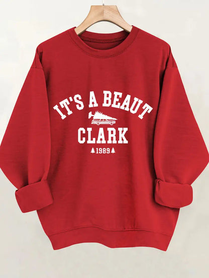 Damen Sweatshirt Lässiger Schriftzug Bequemer Schnitt Norvielle
