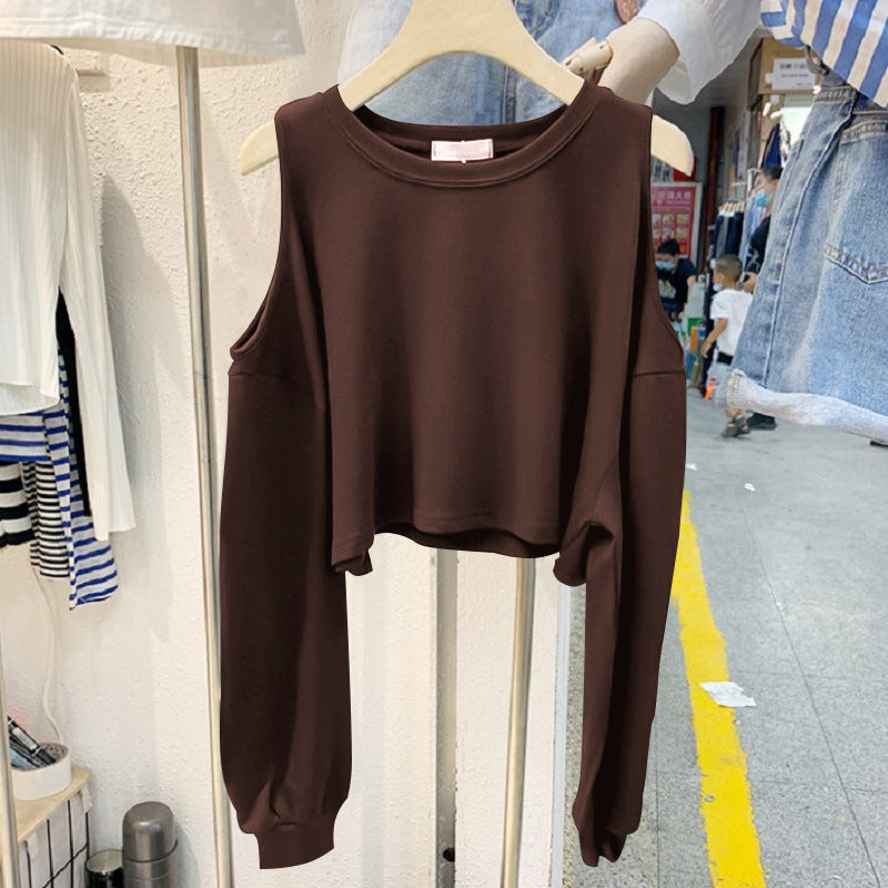Damen Crop- Langärmlig Norvielle