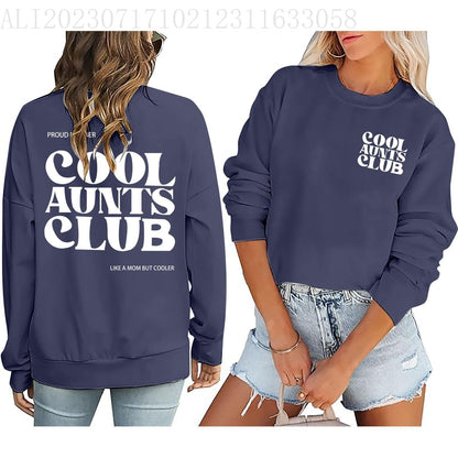 Damen Sweatshirt Club-Motiv Norvielle Baumwolle