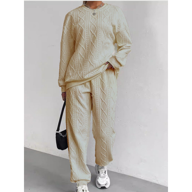 Damen Strickset Kabelmuster Norvielle