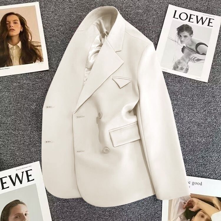 Damen Doppelreiher Blazer Tailliert Norvielle