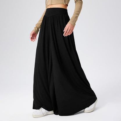 Damen Palazzo-Hose Weit mit hohem Bund Norvielle