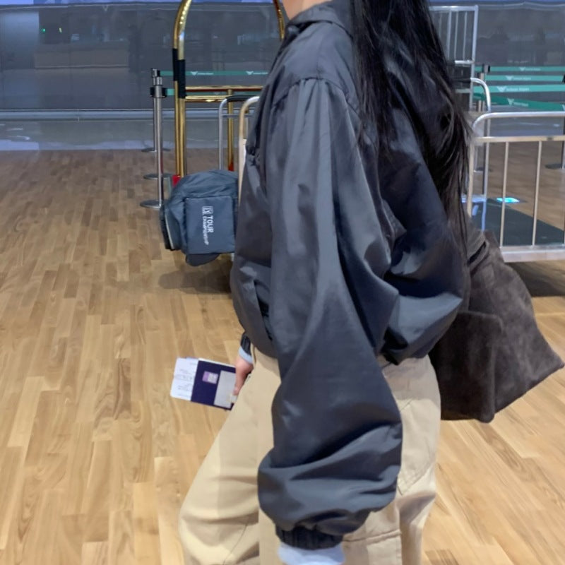 Damen Leichtjacke Elastische Bündchen Norvielle